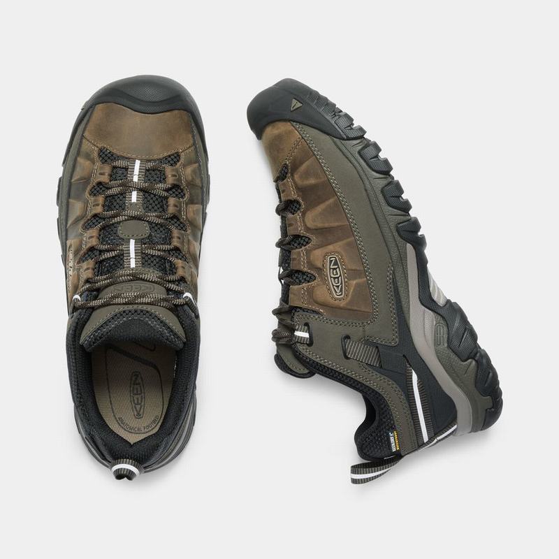 Keen Targhee III Waterproof - Erkek Trekking Ayakkabısı - Kahverengi/Zeytin Yeşili - Turkey (408271H